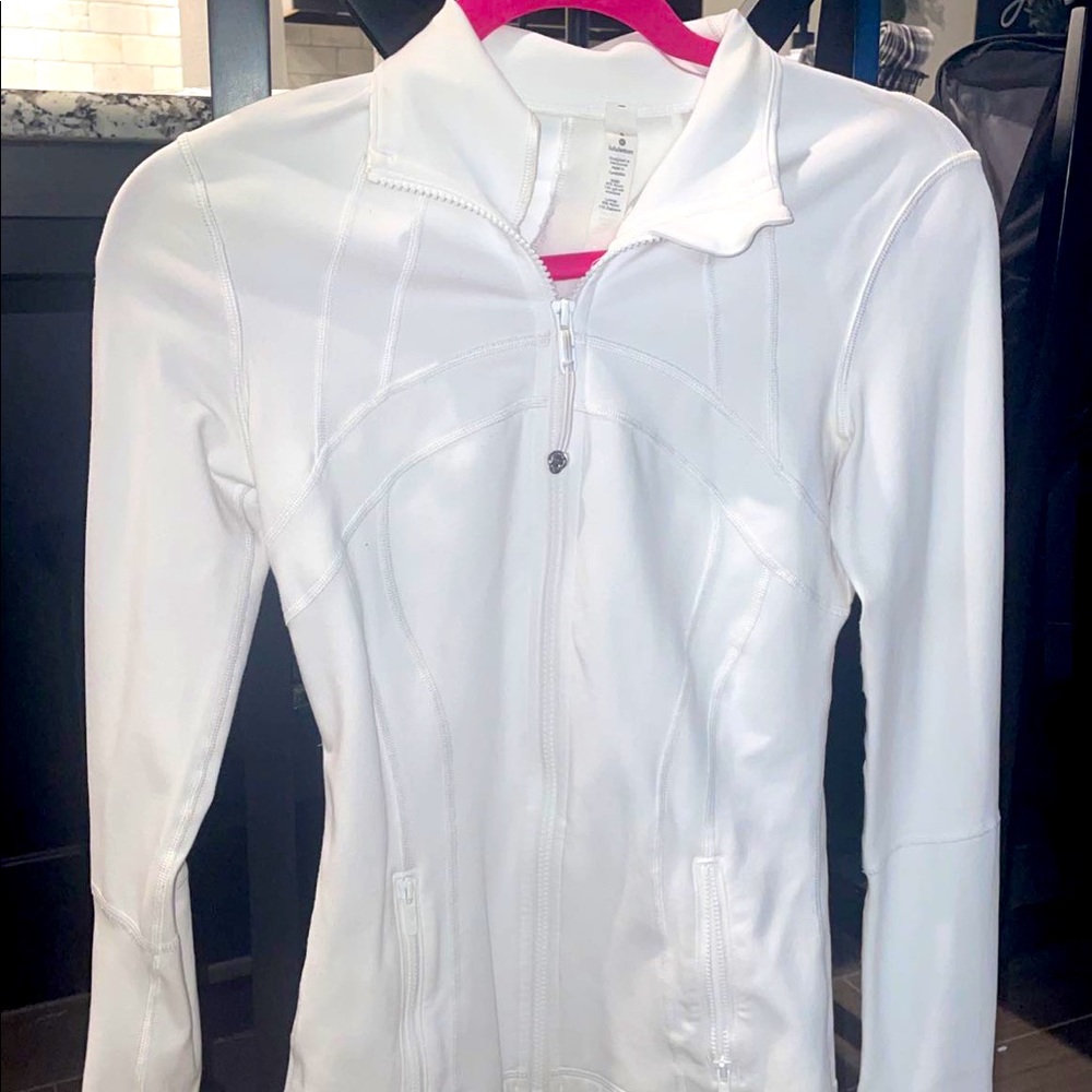 lululemon white define jacket!!